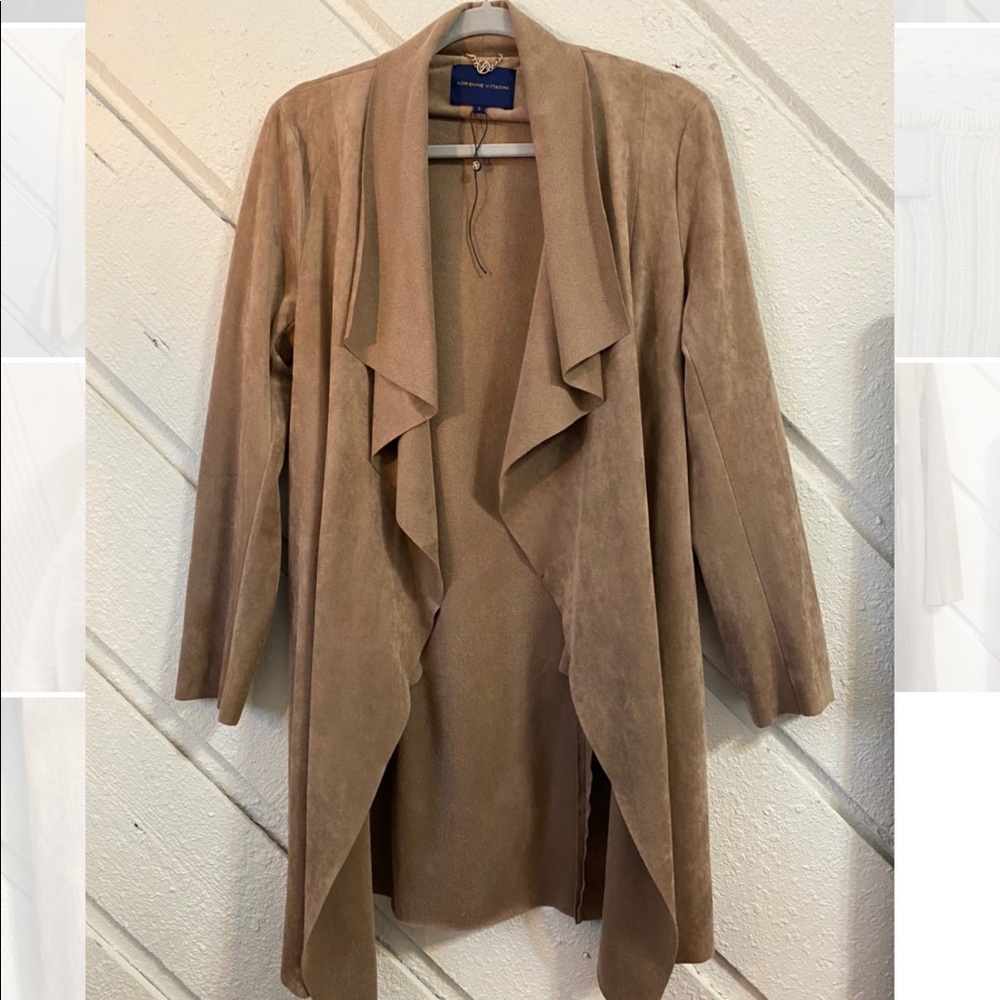 SOLD! Faux Suede Cardigan